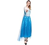 Partilandia Disfraz de Princesa del Hielo Azul para mujer Talla M