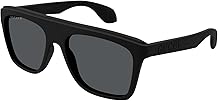 Gucci GG1570S 006 Black/Grey Polarized Square Mens Sunglasses