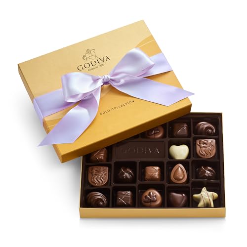 Godiva Chocolatier Orchid Ribbon 18-Piece Assorted Chocolate Gift...