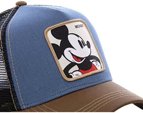 Men's Cartoon Baseball Trucker Cap Snapback Hat Adult Women's Unisex Adjustable One Size (Mouse Blue)