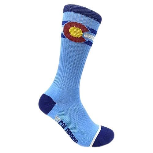 Colorado Bluebird Sock (Large)