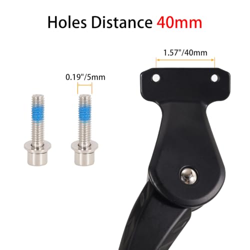 Image of Bike Kickstand for Adult Bike, Black | Adjustable Bicycle Kickstand for 24 inch-29 inch Bikes, Kickstand for Kids Bike, Ebike, Mountain Bike, Bike Accessories