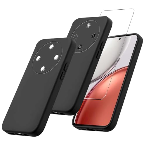 Image of MIBZOR 2-in-1 Black Case Compatible with Honor Magic8 Lite (6.79")
