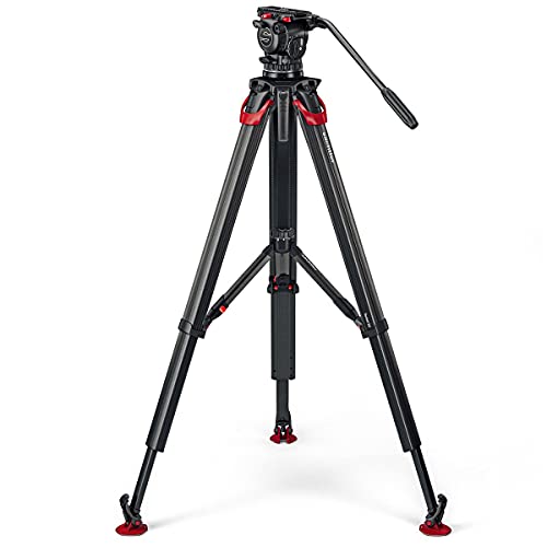 Sachtler aktiv8 Sideload Fluid Head System with Flowtech75 Tripod & Mid-Level Spreader