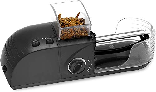 Electric Cigarette Injector Machine, 6.5mm Pipe Tobacco Rolling Automatic Roller Maker, Tobacco Hopper Automatic Cigarette Injecting Machine for Home Use (8mm)