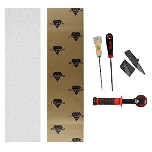 10" x 44" Black Diamond Longboard Skateboard Griptape
