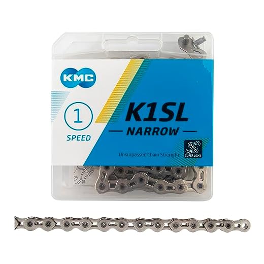 KMC K1SL Narrow x 100L, Single Speed Chain, Alloy Steel