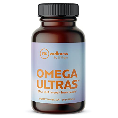 Omega Ultras Fish Oil - Omega 3 Supplement to Support The Brain, Mood & Cardiovascular Health - EPA & DHA Omegas to Promote Healthy Response to Stress - Alaskan Sourced Fish (60 Softgels)