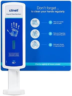 Clinell Hand Sanitiser Cartridge - Enhanced Cucumber Frangrance and Added Moisturisers, Antimicrobial Gel - 1000ml