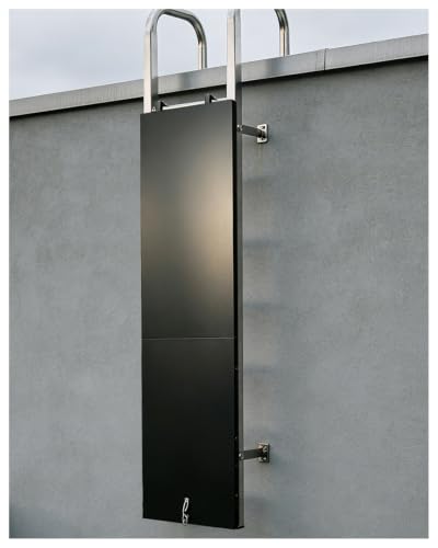 Adjustable 2-Section Anti-Climb Fixed Ladder Safety Guard