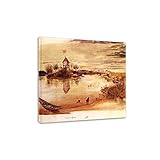  ZHPLIX Albrecht Dürer Maison au bord d\'un étang Tableaux d\'art Reproductions de peintures célèbres Impressions sur toile Décoration Murale de Bureau 20 x 22 cm encadrée