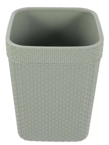 Poubelle décorative style lumière de luxe imitation rotin pour bureau