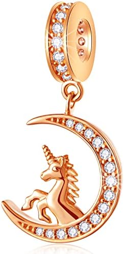Animal Insect Charms, 925 Sterling Silver Horse, Owl, Ladybug, Dragonfly, Butterfly, Alligator, Bear, Cat, Panda, Elephant, Bunny Beads, fits European Charms Bracelet, Gifts for Mum/Children/BFF