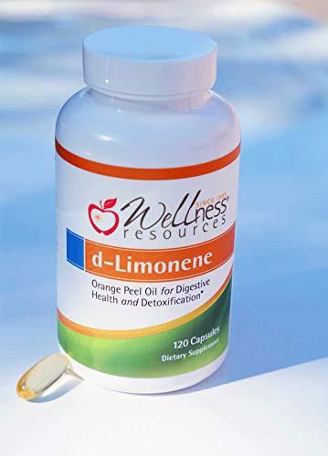 High Potency D-Limonene Capsules 1000Mg, 120 Capsules - Orange Peel Extract For Digestive Health, Heartburn, Acid Reflux, Detoxification #TOP4