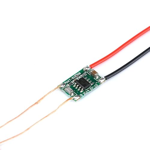 JESSINIE 5V1A Wireless Power Transfer Module Wireless Charging Transmitter Receiver Inductive Coil Circuit Board Module Fun DIY Kit