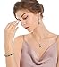 LMXXVJ Created Green Emerald Jewelry Set for Women，Gold Plated Necklace Long Earrings Bracelet Set Prom Fashion Birthstone Jewelry Gift