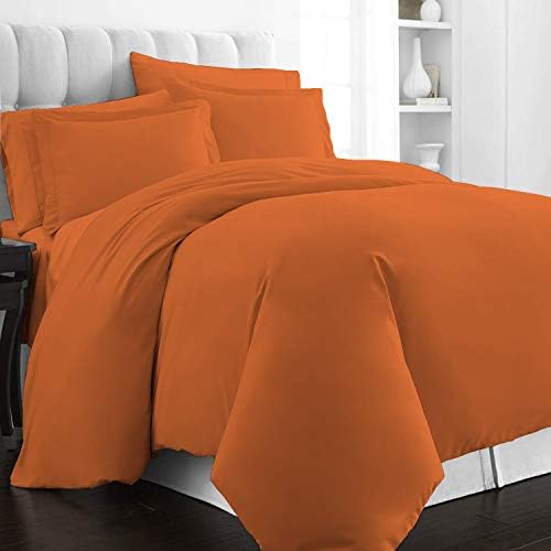 100% Cotton King Size Bed Sheet Set White, Long Staple Combed Cotton 400 Thread Count Bedding, Sateen Cooling Sheets Includes - 1 Fitted Sheet, 1 Flat Sheet & 2 Pillowcases (Set of White Sheet) Pizuna