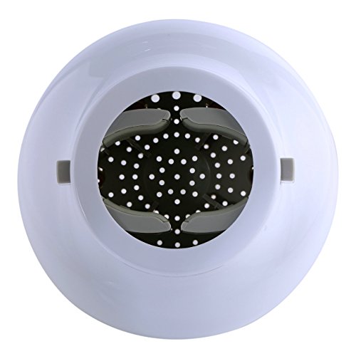 Hairizone Universal Hair Diffuser Adaptable For Blow Dryers With D-1.7-Inch To 2.6-Inch For Curly Or Wavy Hair, White #TOP2