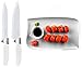 Carbon Steel Culinary Knife Set – 6-Piece Sharp Knife Set – Meat, Veggie, Bread Knife Set – Nonstick Chef Knife Cooking Knives – Professional Sharp Kitchen Knife Set Without Block by Chef Essential