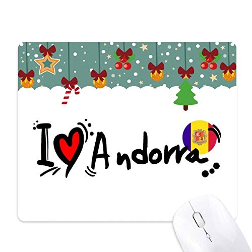 Alfombrilla de ratón de Andorra con diseño de corazón para regalar