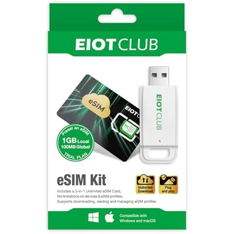 EIOTCLUB eSIM Card & Reader Bundle Cover
