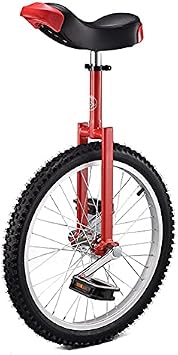 Adults Unicycle, 20 Inch Wheel Balance Exercise Fun Bike - Adjustable Seat - 150kg Capacity - Fitness Scooter for Circus Performance