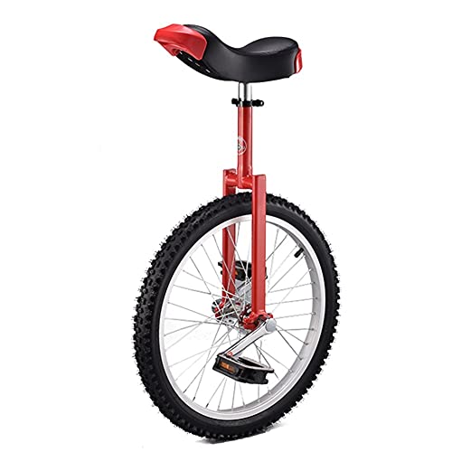 Wheel Unicycle For Adults - Uni Cycle For Balance Exercise &amp; Fun Bike - Adjustable Seat - Supports Up To 150Kg/330 Lbs - Perfect Fitness Scooter For Circus Enthusiasts