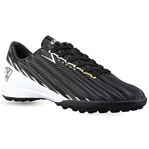 Vizari Men's Tesoro Tf Turf Soccer Shoes | For Teens And Adults (Black/White, Us_Footwear_Size_System, Adult, Men, Numeric, Medium, Numeric_7) #TOP18