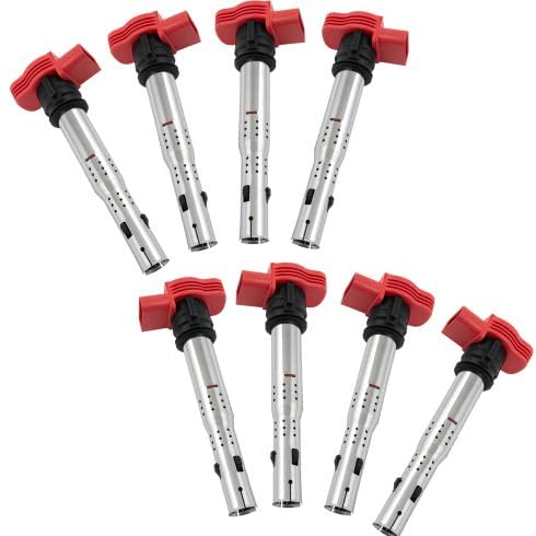 Replacement 8 Piece Ignition Coil Set fits Audi R8 S5 V8 4.2