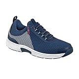Innovative Plantar Fasciitis Shoes for Men - Ideal for Heel Pain Relief. Therapeutic Walking Shoes w