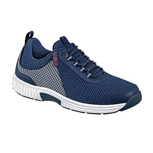 Innovative Plantar Fasciitis Shoes For Men - Ideal For Heel Pain Relief. Therapeutic Walking Shoes With Arch Support, Arch Booster, Cushioning Ergonomic Sole & Extended Widths – Edgewater By Orthofeet #TOP5