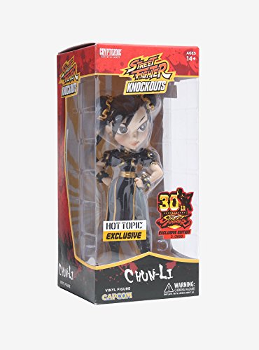Knockouts Street Fighter Chun-LI 30TH Anniversary Edition Vinyl Figure Hot Topic Exclusive