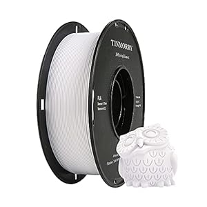 PLA Filament 1.75mm 1kg, TINMORRY 3D Printer Filament, 1 Spool, Cool White