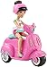 Barbie On The Go Pink Scooter and Doll
