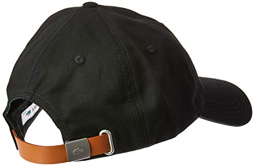 Boné em algodão com tira contrastante e crocodilo Lacoste Masculino Marinho/Branco Único