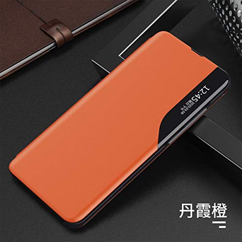 Celular Capa Samsung Galaxy S23 FE Case Função de Sono Inteligente(Exibidas hora e data) Função de S