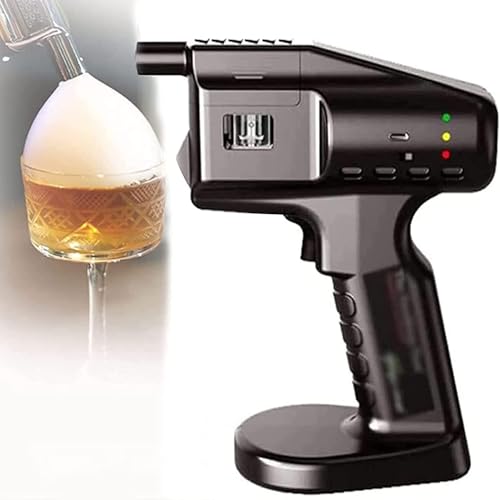 Pistola Fumogena Portatile For Fare Bolle, Non Richiede Fiamma Aperta, Set Di Strumenti Fai-Da-Te Pistola For Bolle Di Ricarica Usb For Uomini, Amici, Papà