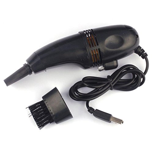 Leoy88 USB Vacuum Cleaner Designed for Cleaning Computer Keyboard Black