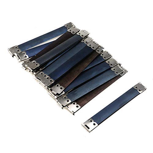 Coshar 20pcs Internal Metal Flex Frames Kiss Clasp Spring Clip Hook for Bag