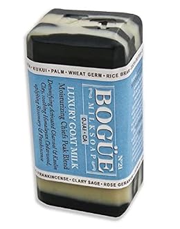 BOGUE Luxury Goat Milk Soap-Activated Charcoal, Soothing Himalayan Cedarwood, Uplifting Rosemary & Frankincense with Kaolin Clay-N°21 Moisturizing Chiefs Peak Blend