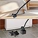QWORK Furniture Lifter Tool, Appliance Furniture Metal Lifters for Heavy Furniture Movers Sliders Easily (1 Lifter & 4 Heightening Block)