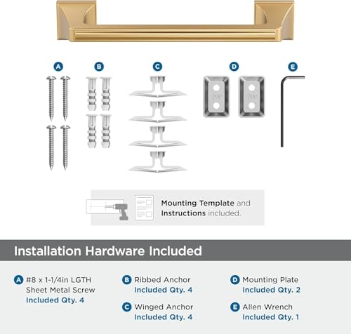 Image of Amerock Mulholland 9 inch Champagne Bronze Towel Bar