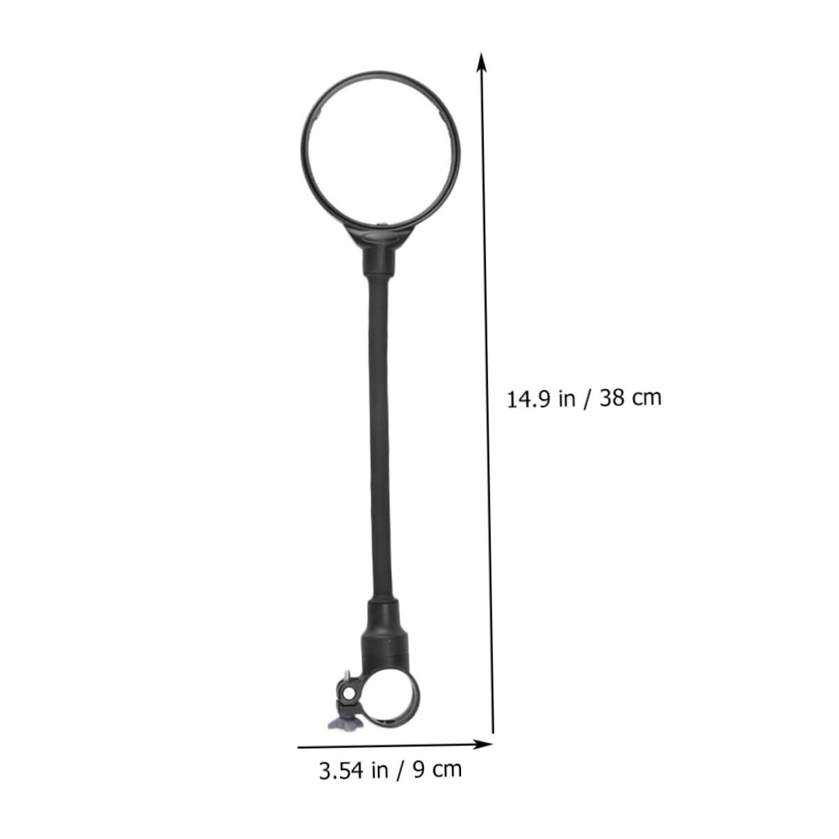Luxshiny 2 Specchietti Retrovisori per Bici Manubrio Regolabile Design Convesso per Visione per e