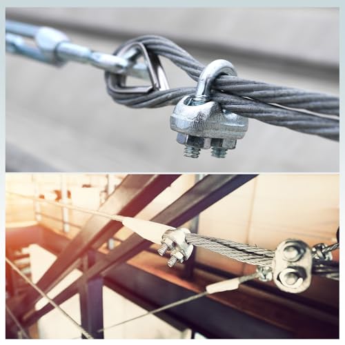 Collier de serrage M5 en acier premium pour cable de garde-corps architectural