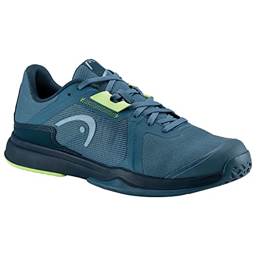 HEAD Sprint Team Mens Tennis Shoes, Bluestone/Light Green, 10.5 UK