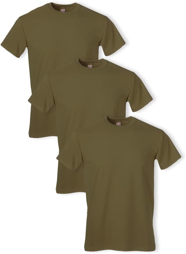 Soffe Men’s Soft Spun Military 3 Pack T-Shirts