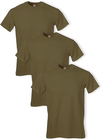 SOFFE Unisex Adult Military Cotton Tee 3-Pack