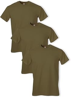 Unisex Adult Military Cotton Tee (3-Pack)