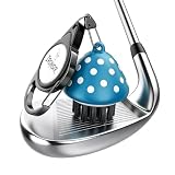 ironsir Mini Golf Club Brush Cleaner with Retractable Clip, Cool Golf Accessories for Men/Women Golf Stuff Golf Gadgets Unique Golf Golf Gifts for Men (Blue)