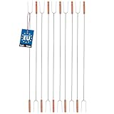 KOTARBAU 10er Set Grillspieß 120 cm Barbecue Spieße